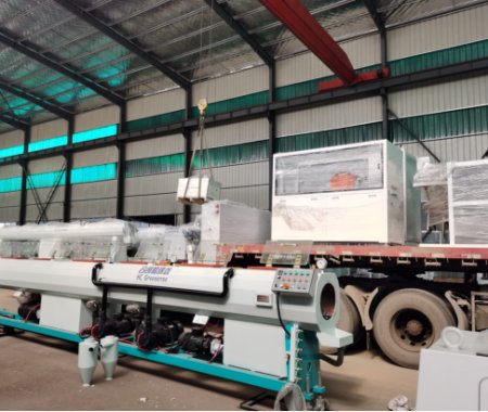 發貨四川，PE管20-75高速生產線